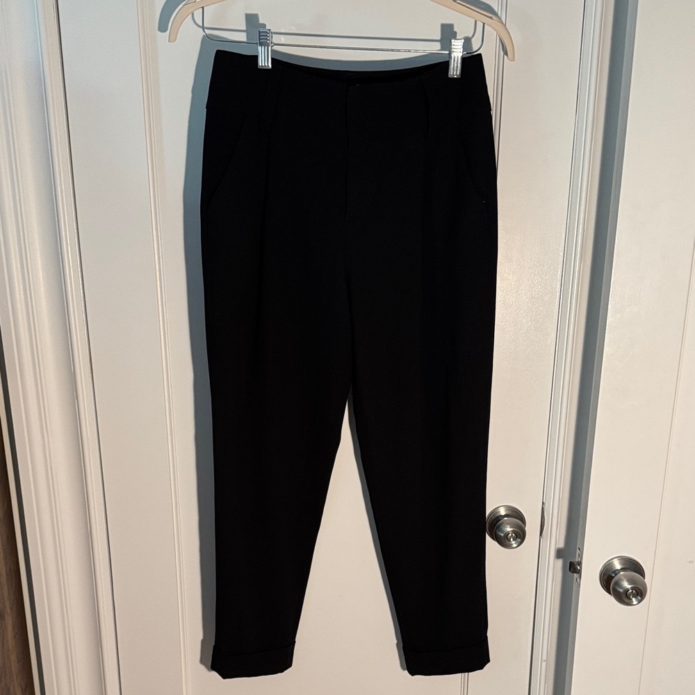 Alice + Olivia Elegant Black Pants made in USA